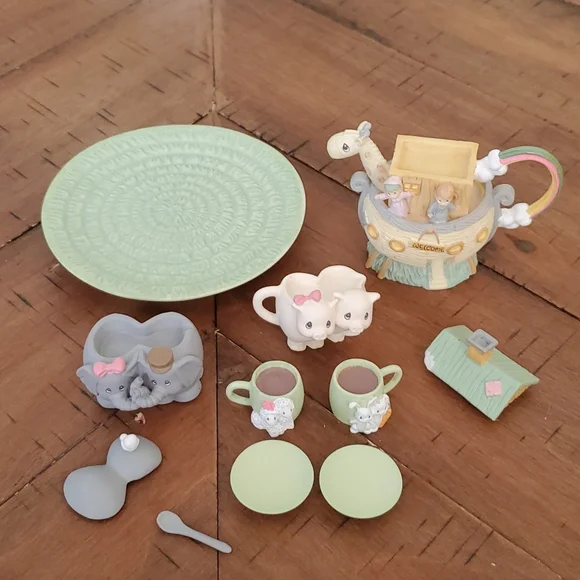 1996 Precious Moments Noah's Ark Tea Set - Picture 15 of 17